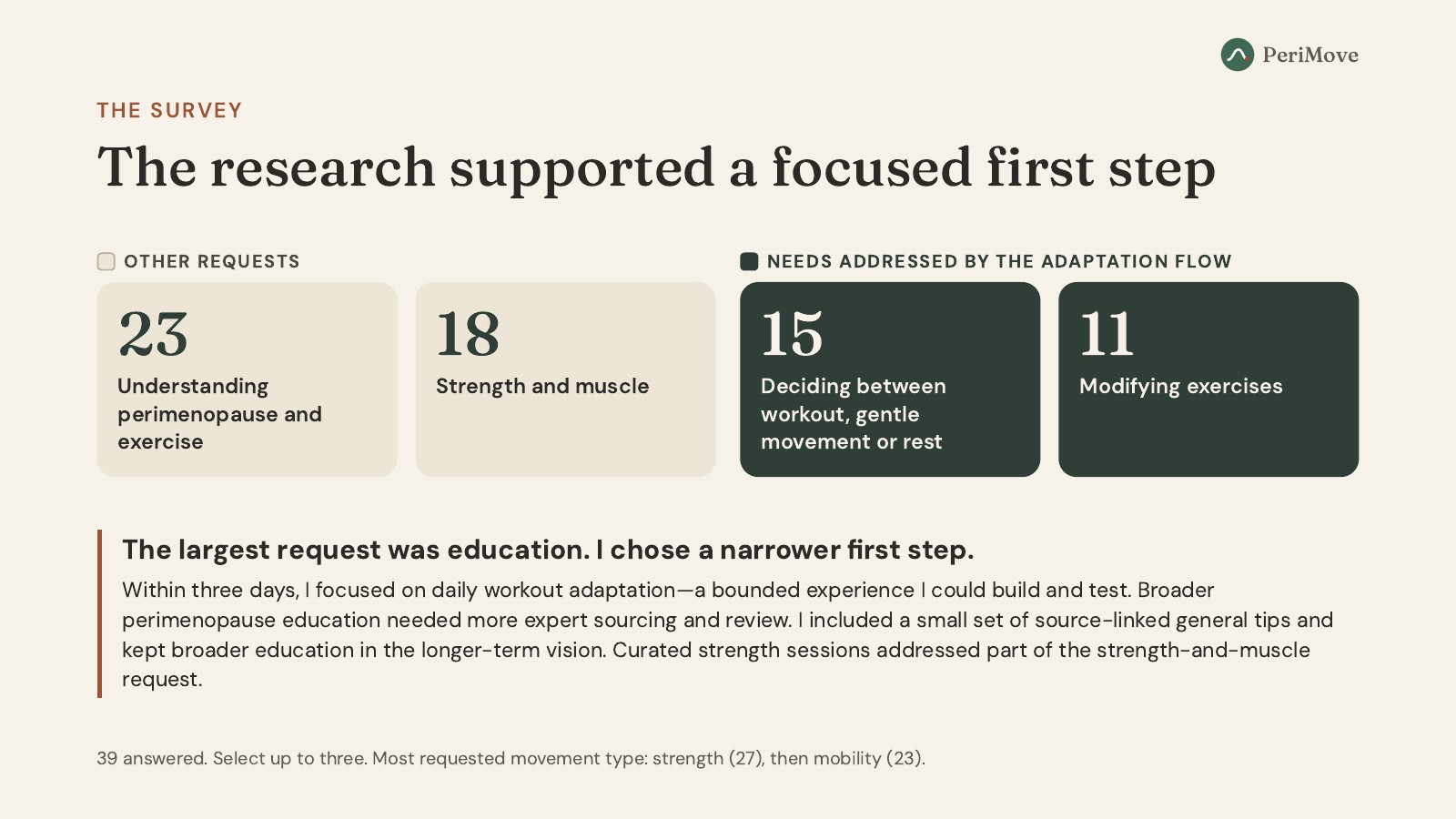 PeriMove research deck, original page 5